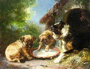 Hunde vor der Hutte, unknow artist